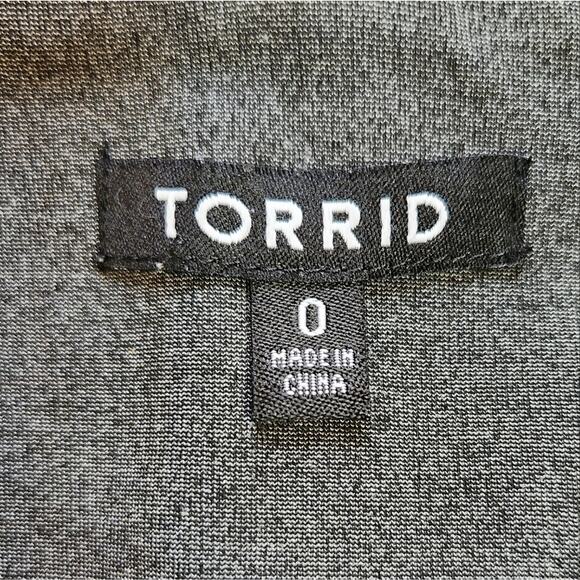 Torrid fitted military jacket gray heather size L - Picture 7 of 11